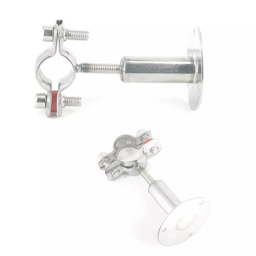 Adjustable Bracket Clamp Pipe Straps Wall Mount Ceiling Pipe Support SS For Pipe