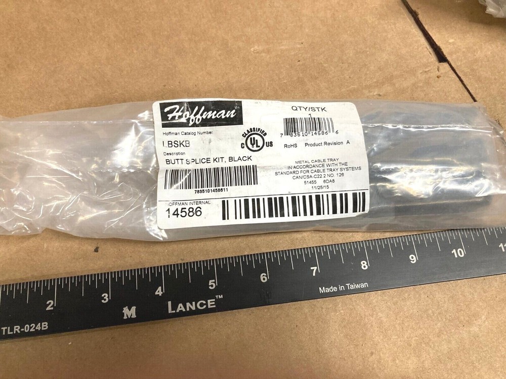 Hoffman LBSKB Butt Splice Kit, Black