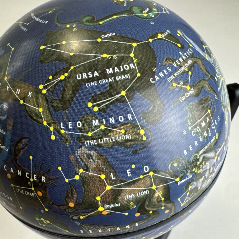 Wonder Globe Constellation 4.3 Inch Desktop World Globe Replogle 2001 Celestial