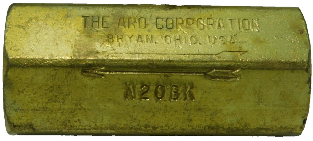 ARO N20BK Flow Control Needle Valve Brass