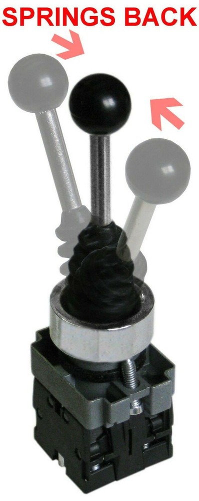 2-Position Wobble Switch Joystick Controller, Return Spring