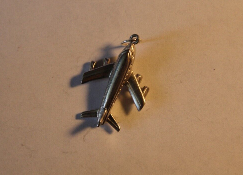 Sterling Silver Airplane Charm