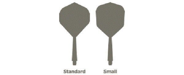 SOLID RED CONDOR AXE DART SHAFT/FLIGHT COMBO SMALL FLIGHT SHORT SHAFT