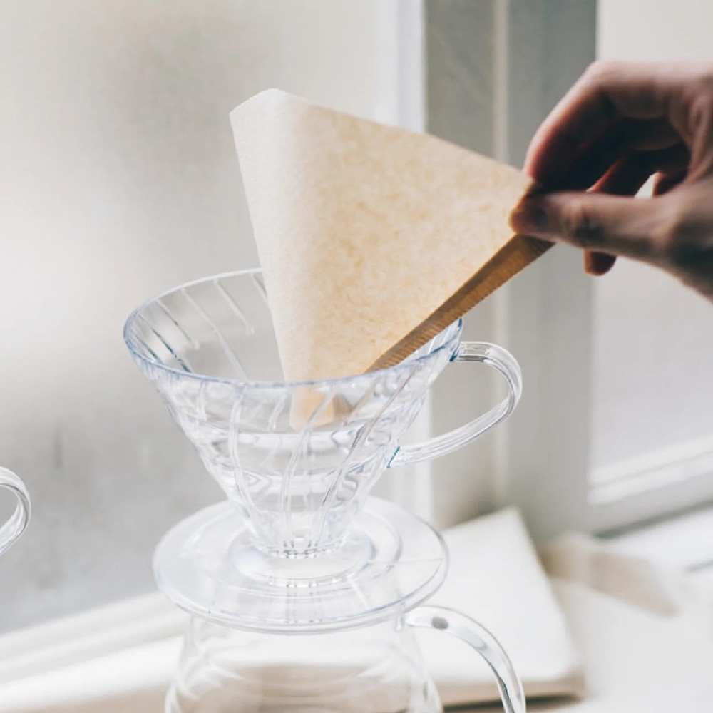 V60 Plastic Coffee Dripper, 02, Clear