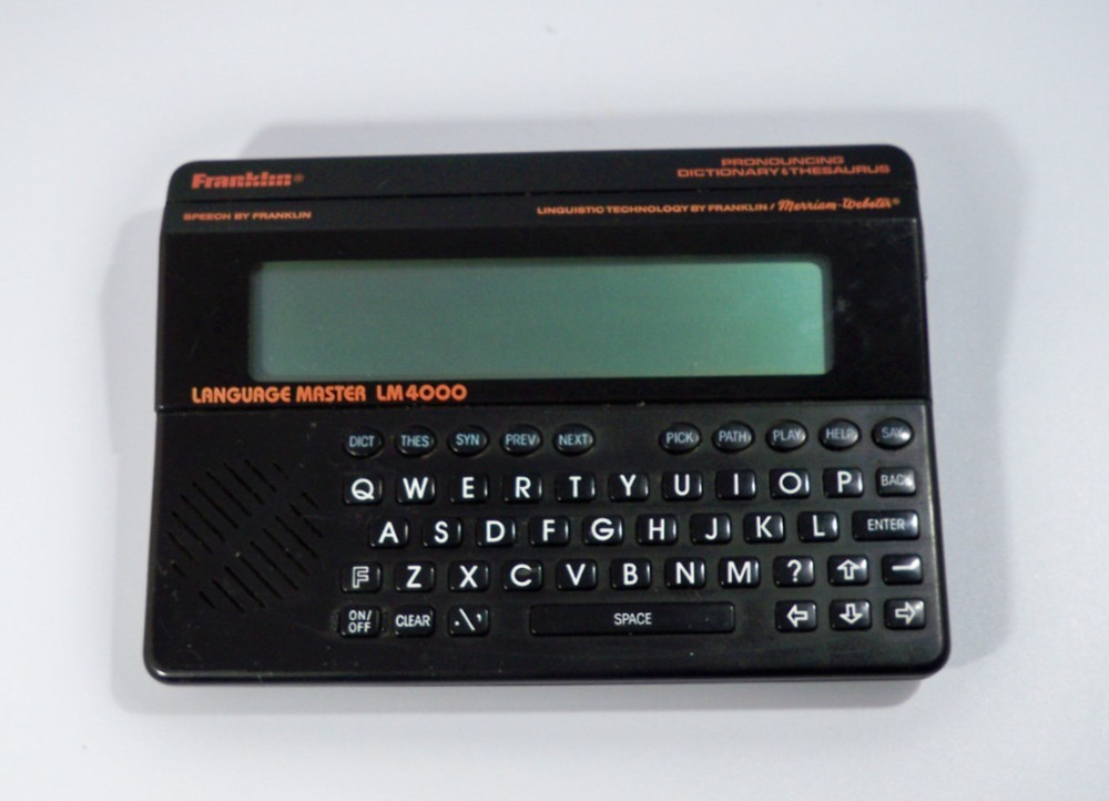 Franklin Language Master LM4000 Talking Dictionary Tested - See Description