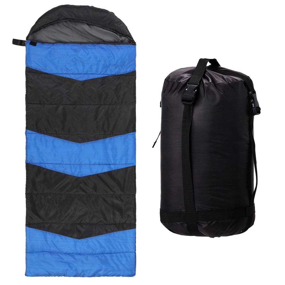 Blue Rectangular Heated Sleeping Bag,USB‑Powered HeatingPads,Waterproof,210×85cm
