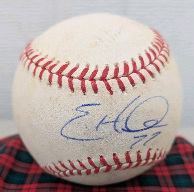 Eric Hinske Autographed Baseball Omlb Jsa