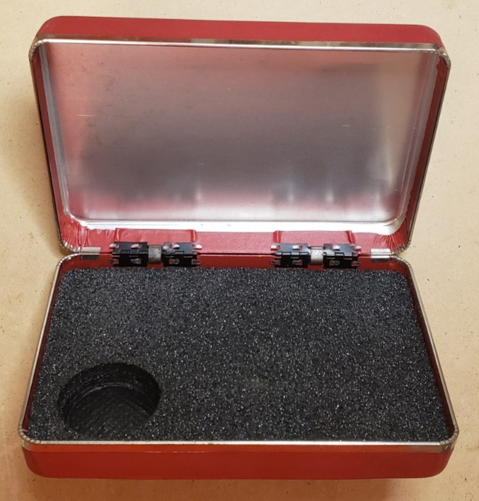 Starrett 7"x5"x2" Original Case, Box Only Padding in bottom not original USED