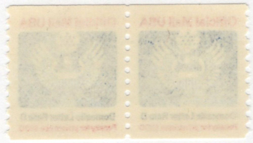 U.S. - O139 - Pair - EXTRA FINE - Never Hinged