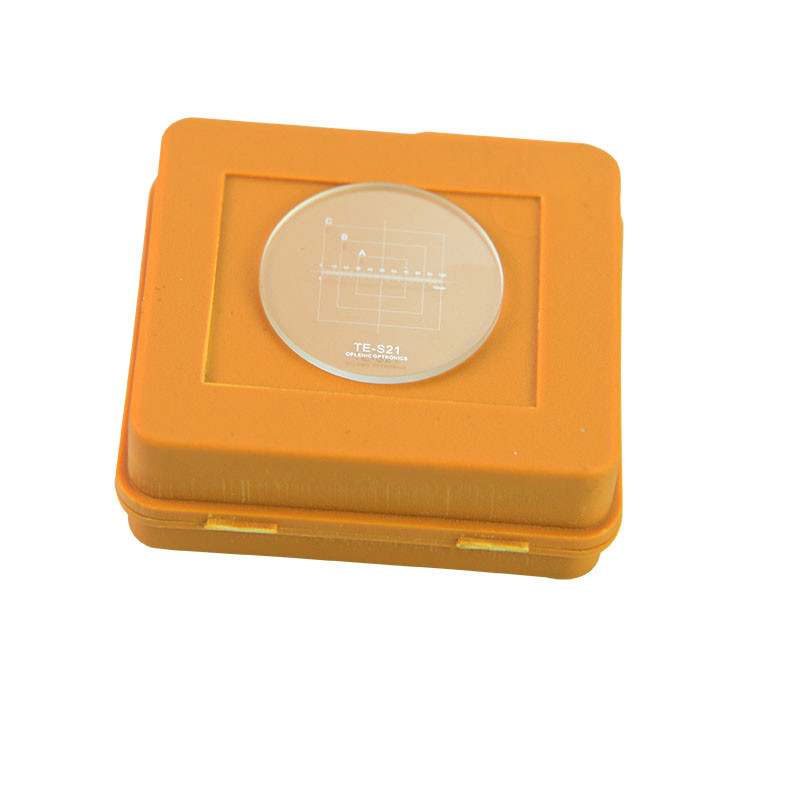 Microscope Eyepiece Micrometer Calibration Slide Cross Scale Reticle