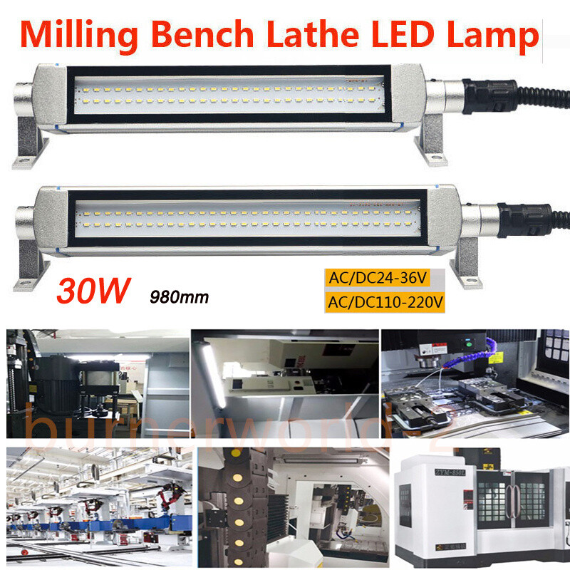 LED Milling CNC Machine Tool Light Working Lamp lathe lamp Workshop AC24~220V