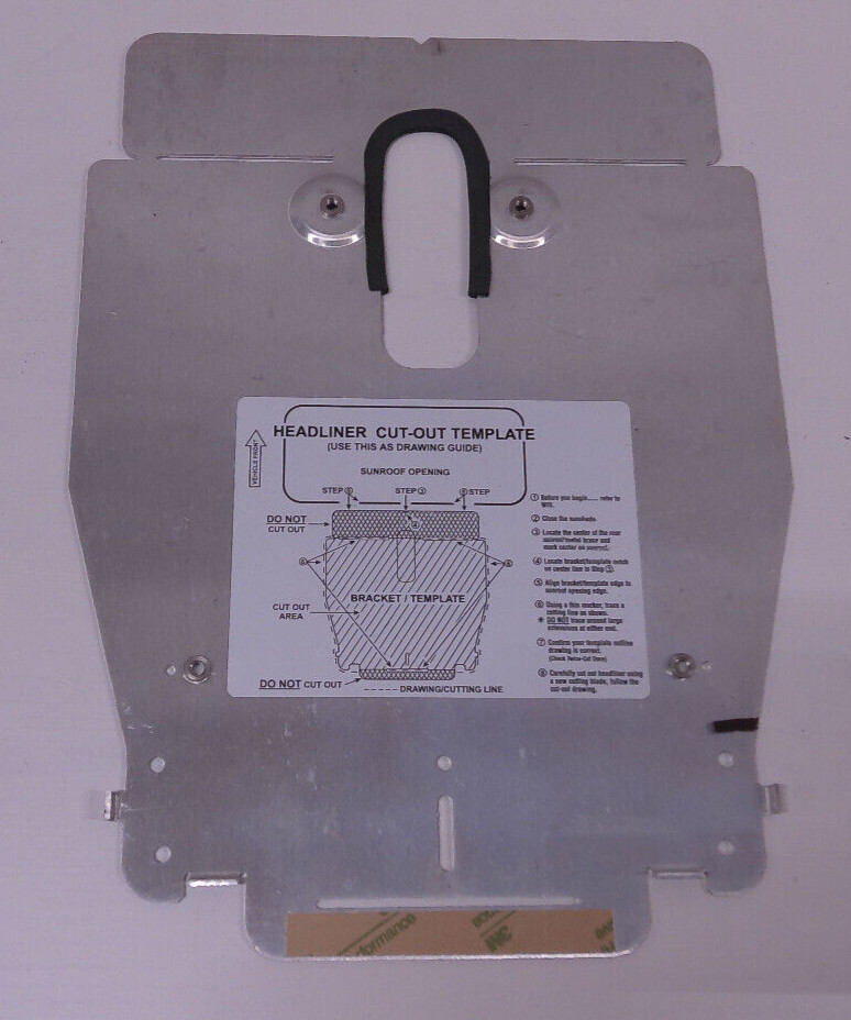 Headliner Cut-Out Template Bracket Template