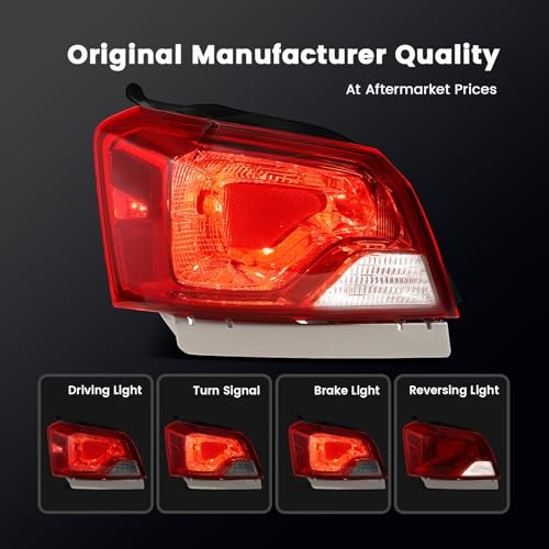 Halogen Tail Light for 2014 2015 2016 2017 2018 2019 2020 Left Driver Side