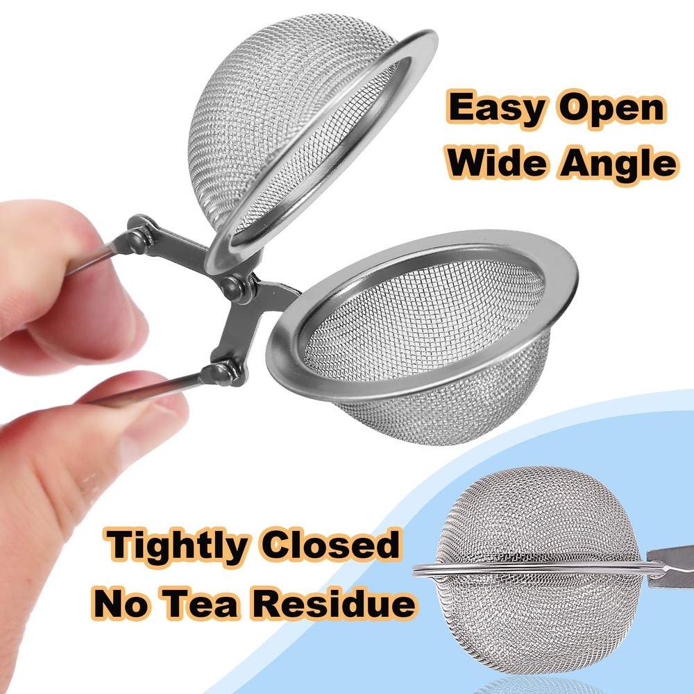 Tea Infuser Set 4 Pack Stainless Steel Loose Leaf Strainer