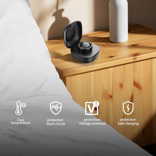 Wireless Charging Case Compatible with Ring Gen 3 Smart Ring Charging Size 10