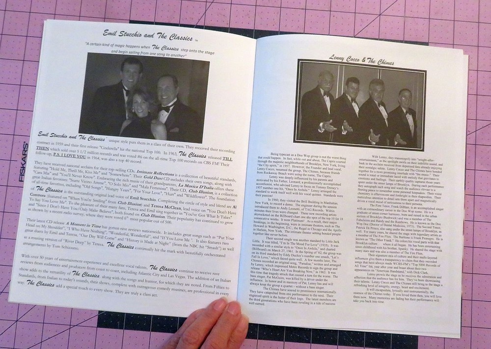 2013 Jimmy Clanton Autographed Program Rock and Roll Legends