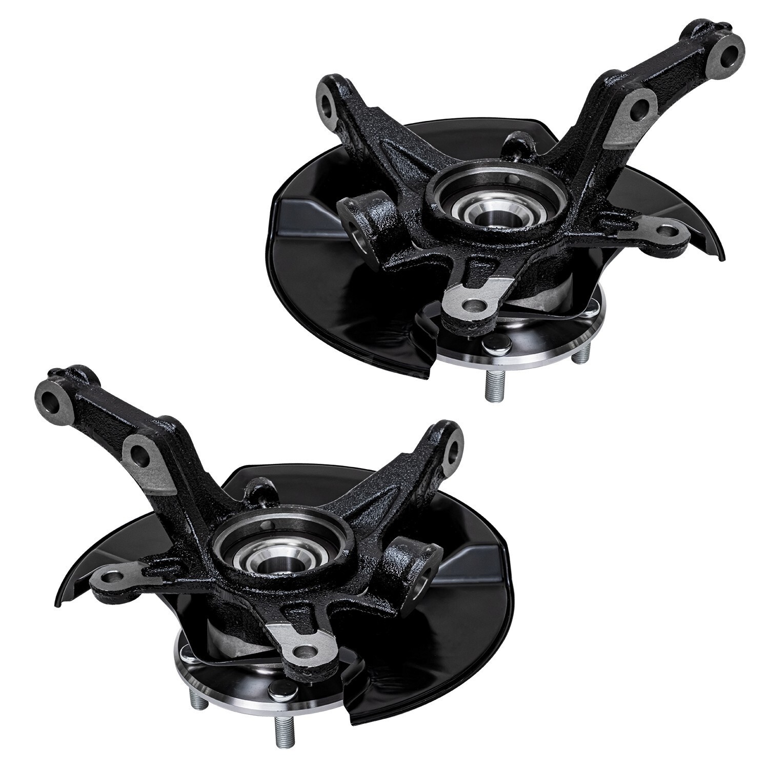 For 2006-2011 Honda Civic Pair Front Steering Knuckle & Wheel Hub Bearing Assy