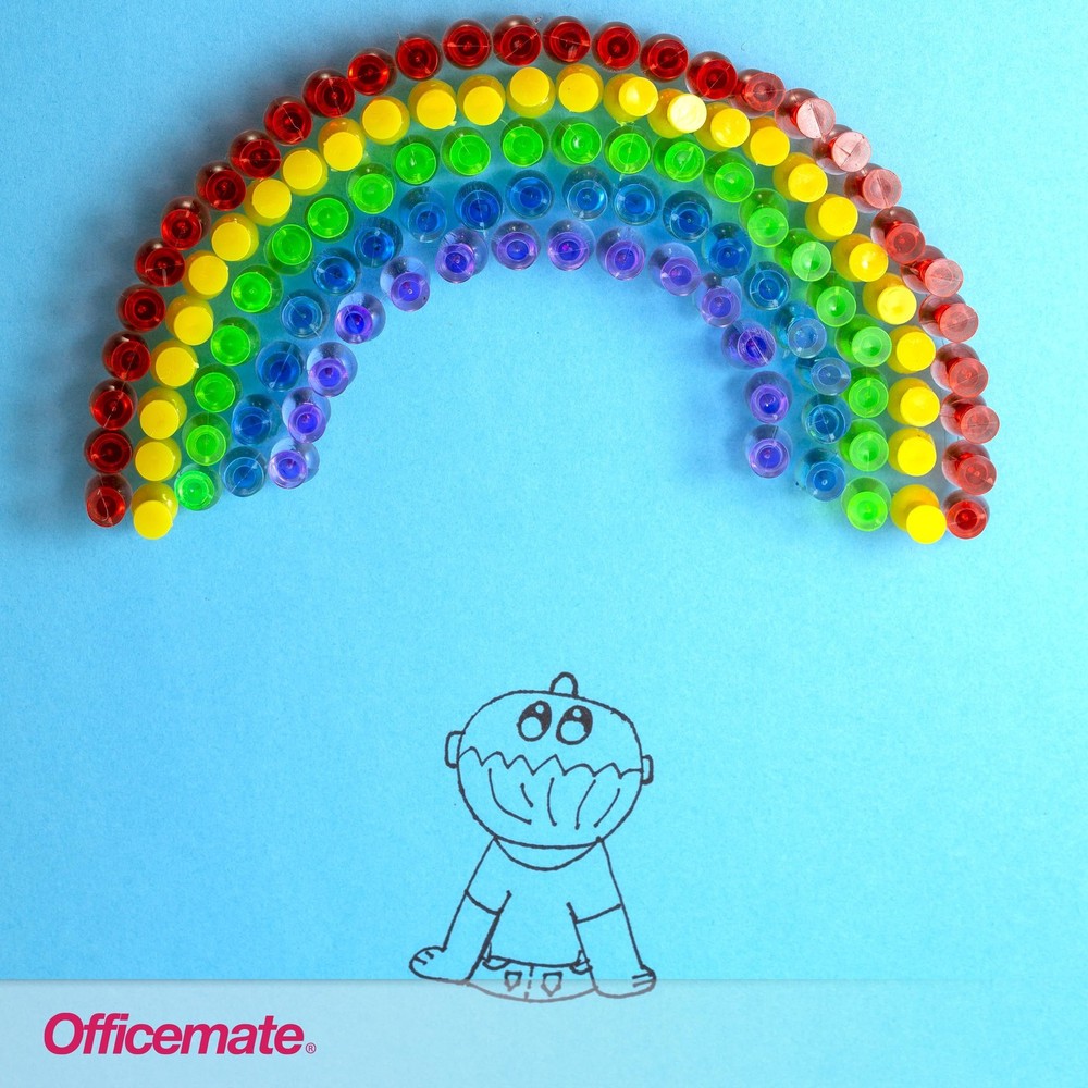 Officemate Translucent Push Pins (35710)