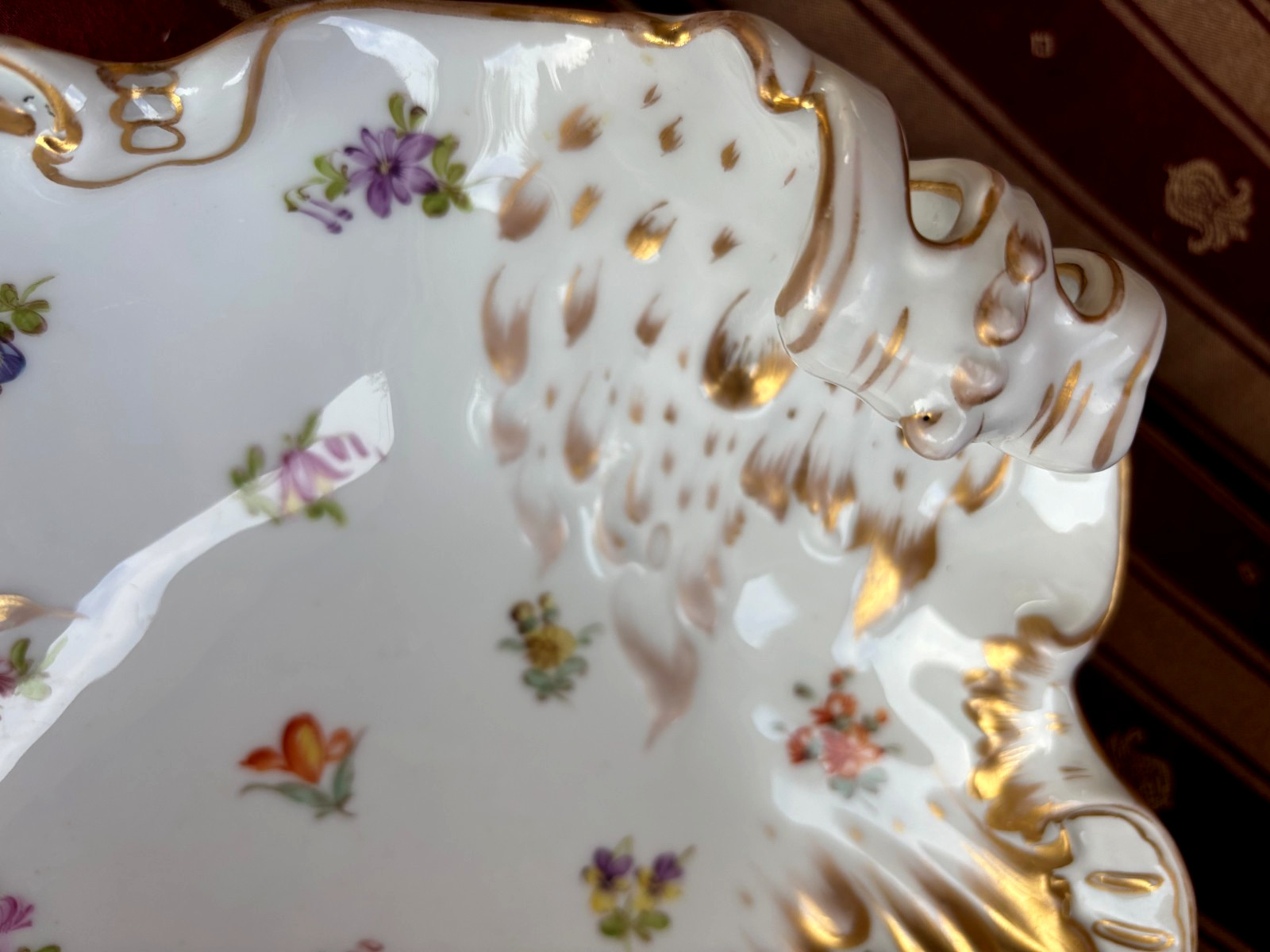 Antique Porcelain Ousters Bowl