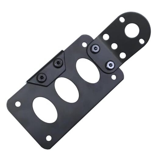 Motorcycle Side Mount Tag License Plate Bracket Motorcycle Tail Light Bracket