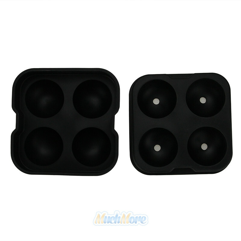 ICE Balls Maker Round Sphere Tray Mold Cube Whiskey Ball Silicone+Water Funnel