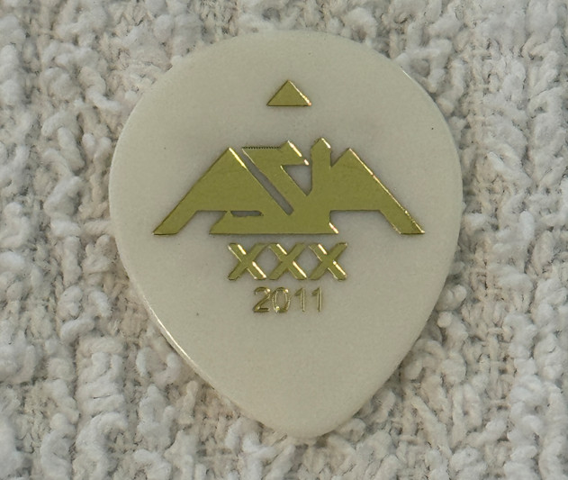 ASIA BAND STEVE HOWE GUITAR PICK 2011 30th Anniversary TOUR PLECTRUM YES GTR XXX
