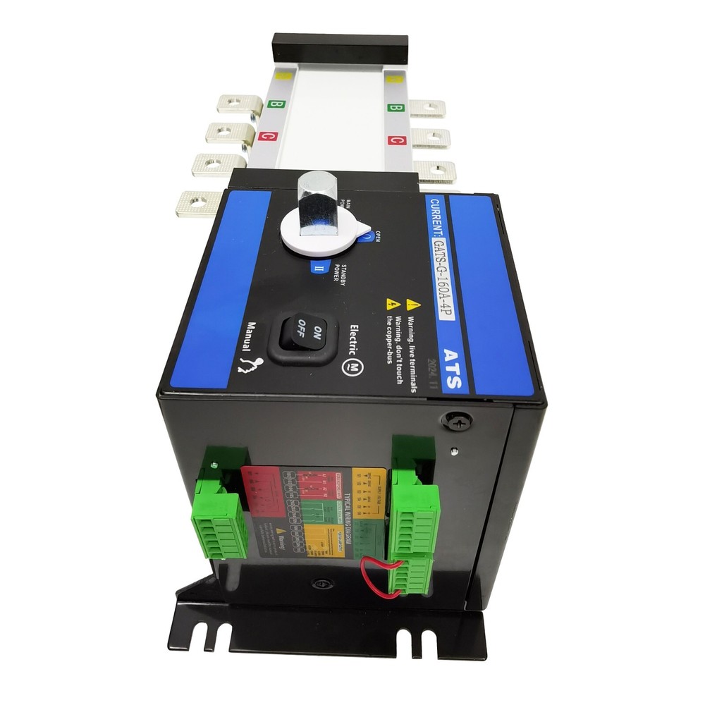 4P 160A ATS Dual Power Automatic Transfer Switch for Diesel Generator
