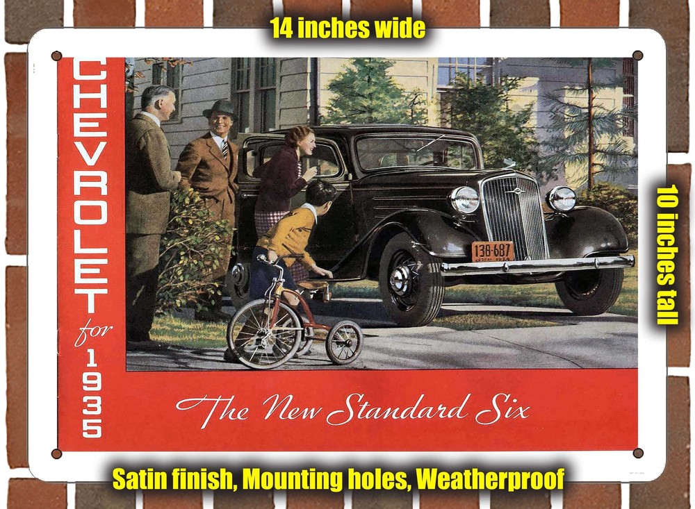 Metal Sign - 1935 Chevrolet