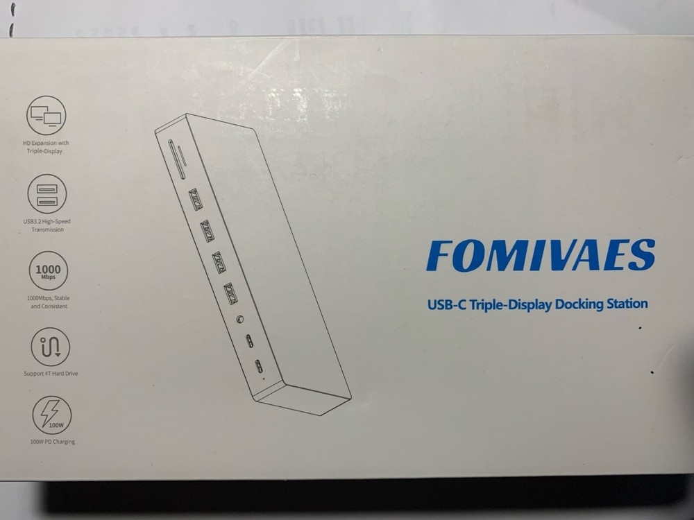 Fomivaes USB-C Docking Station, DX-0102-0104