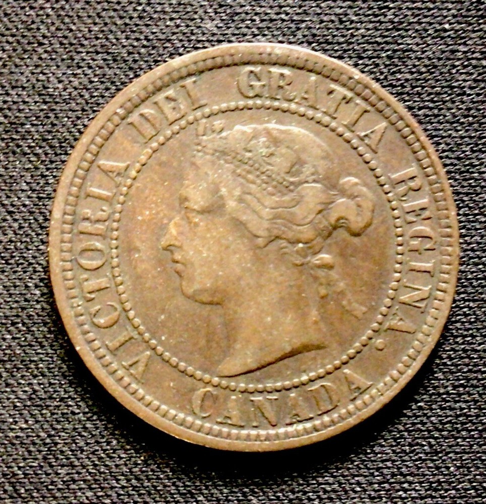 1876 H Canada Large Cent! ENN Coins