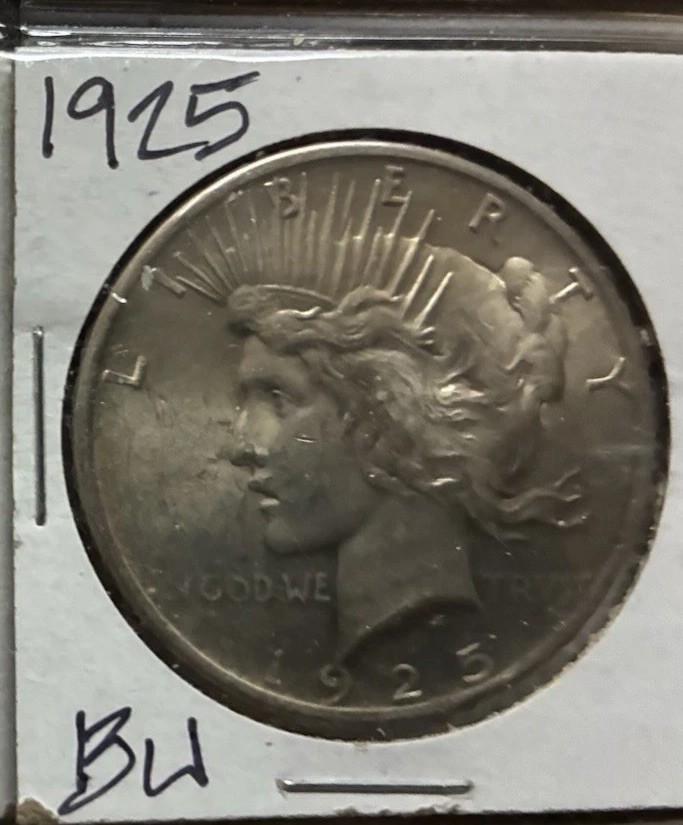 1925 Peace Silver Dollar Brilliant Uncirculated