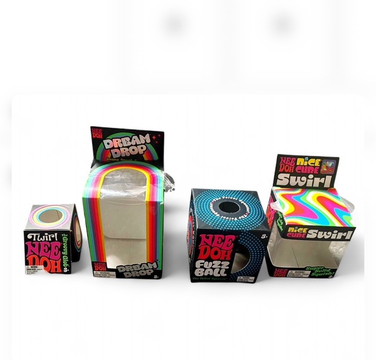 Nee Doh Tactile Squeeze Toys  - Empty Boxes for collectors