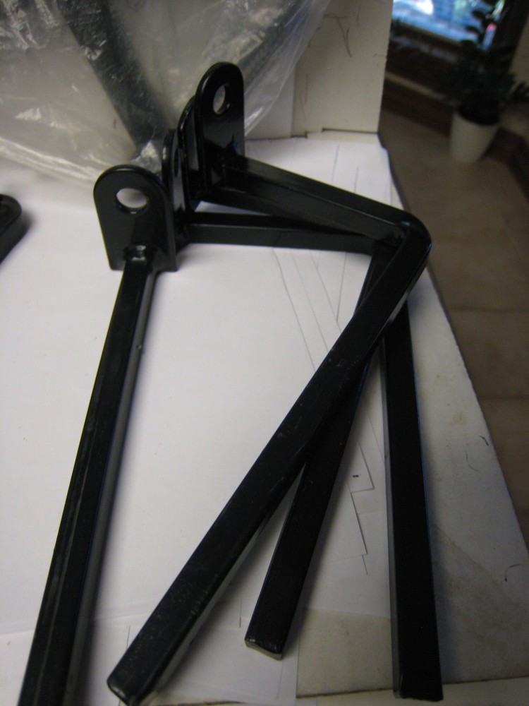 14 pieces 3" Black Projection Brackets For Window Security Bars MIXED Lot