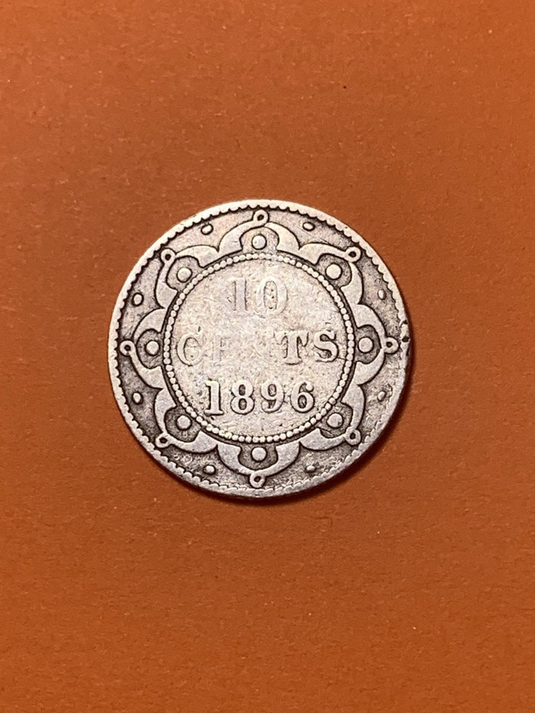 1896 Newfoundland Silver 10 Cents (A2586)