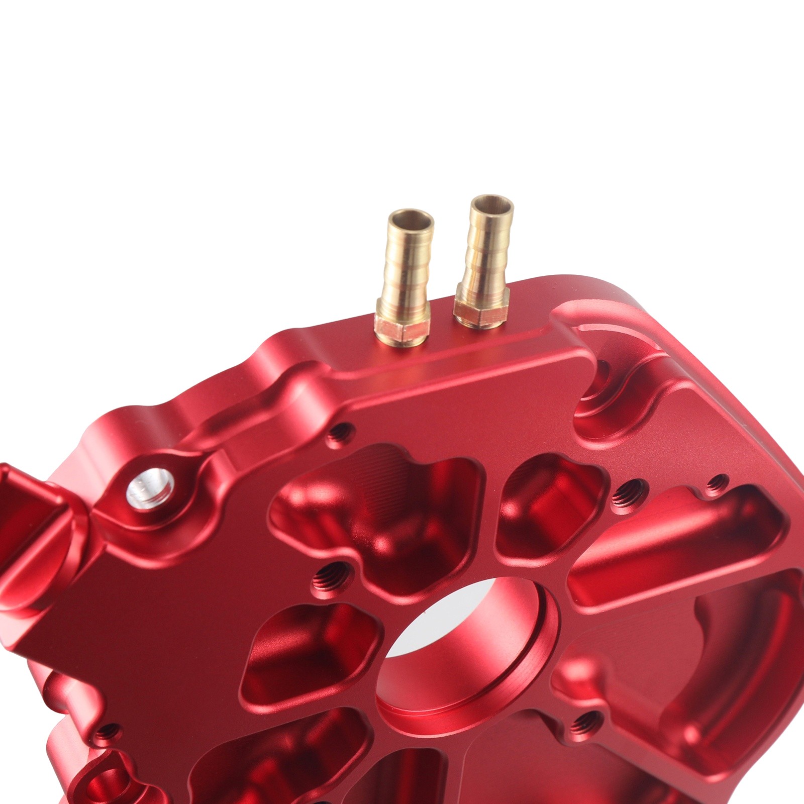 Red Dual Bearing Billet Side Cover - Upgrade for Predator 212cc Non - Hemi