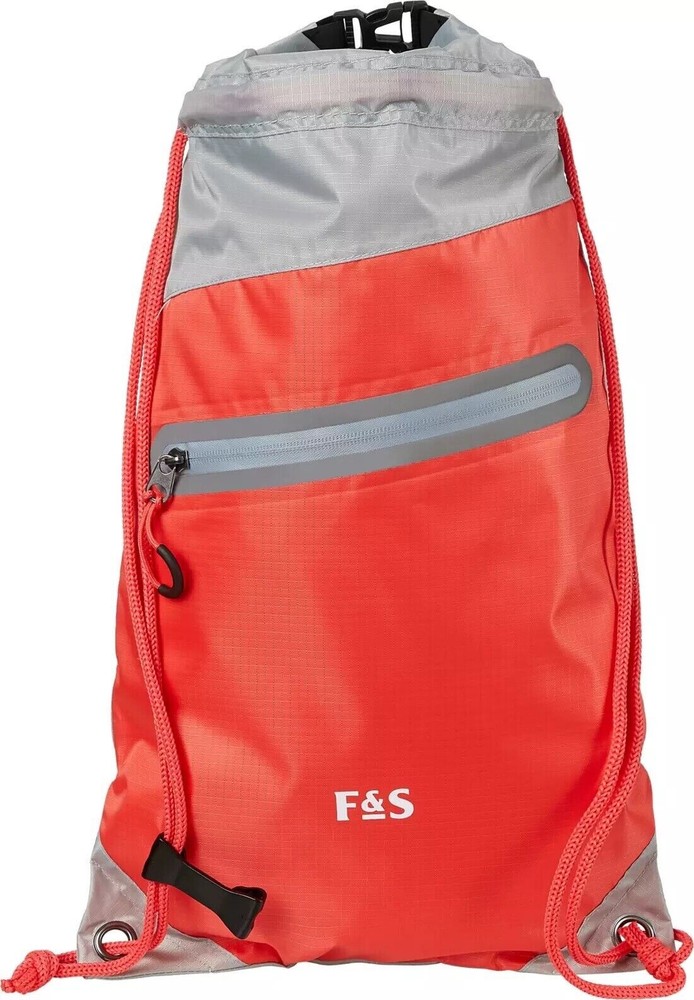 * FIELD & STREAM * WATER RESISTANT DRAWSTRING PACK ' ONE OUTER POCKET ' DRY BAG