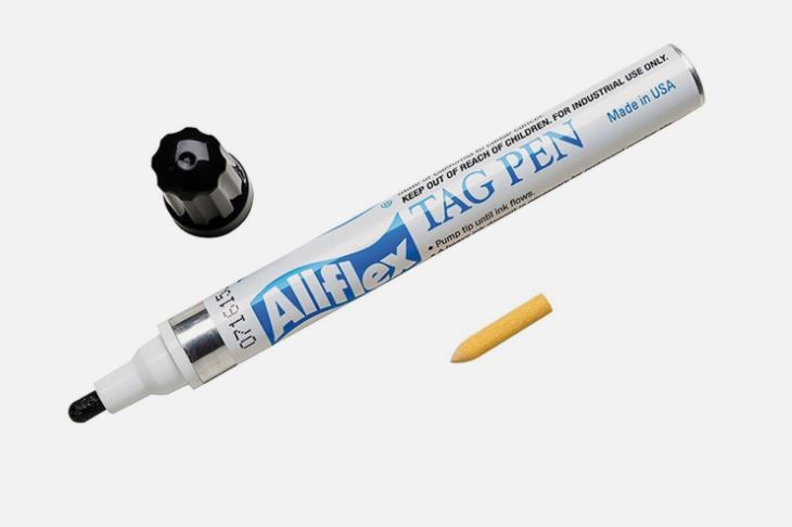 Allflex Livestock Tag Marking Pen Black Comes with Fine and Broad Tips