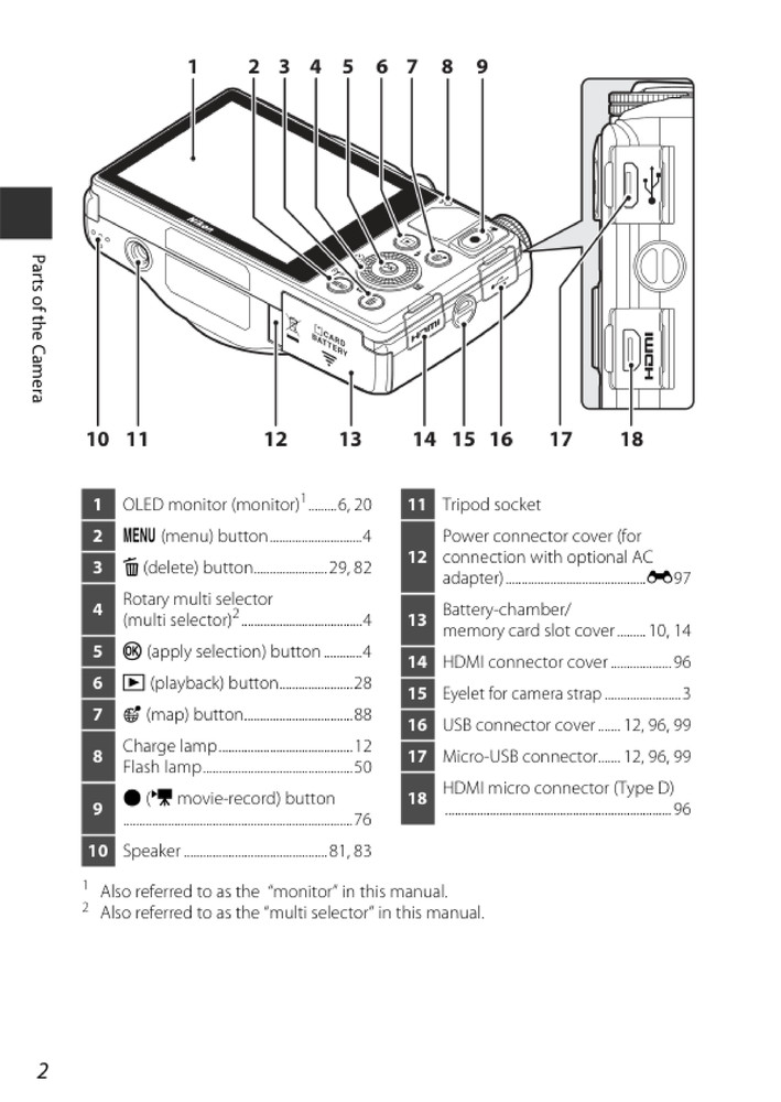 Nikon COOLPIX S9700 — User Reference Manual — 1/2 Size 5.5" x 8.5" Small Compact