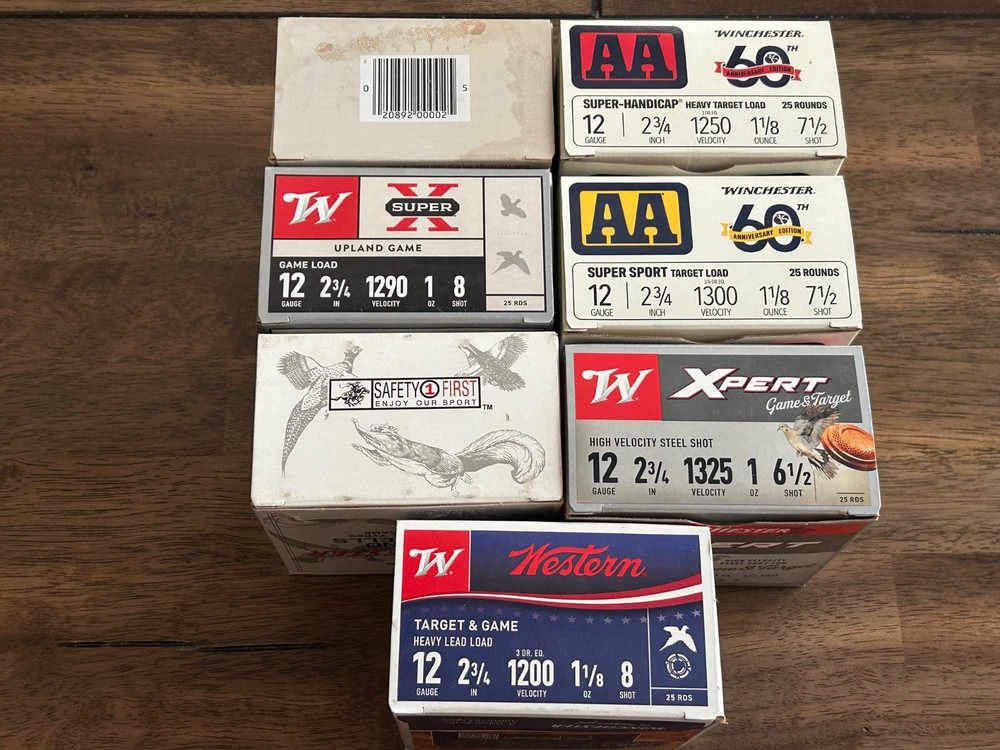 7 EMPTY 12 Ga Shotgun Shell Boxes “WINCHESTER”