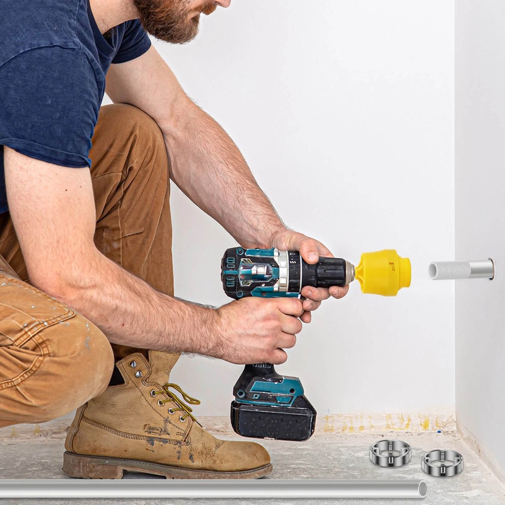 High Quality PVC Thread Maker Tool Pipe Threader with 3 Dies for Electric Drill