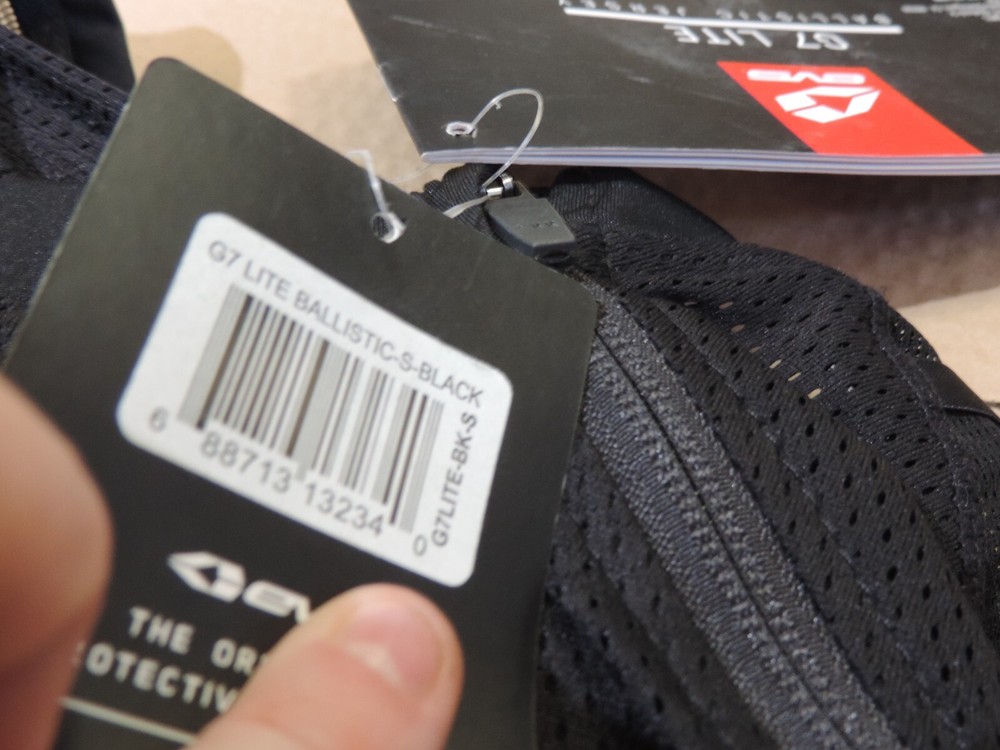 EVS G7 Lite Ballistic size small G7LITE-BK-S