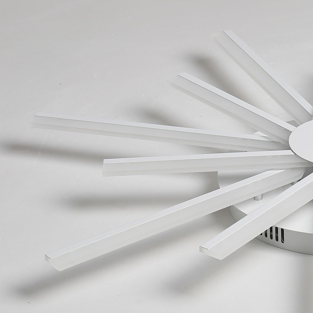 Modern Ceiling Light LED Dimmable Pendant Lamp w/Remote Controller & 12 Lights~~