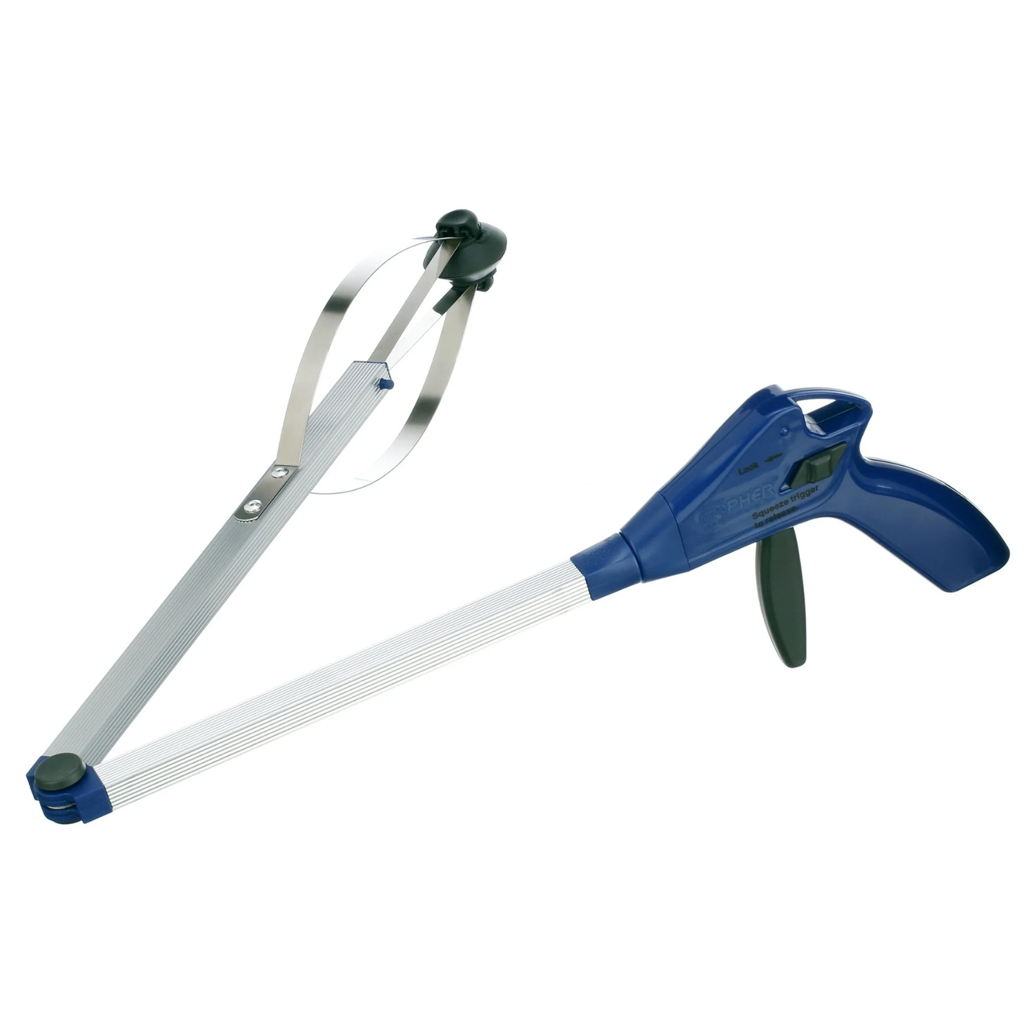 New Gopher II Deluxe Pick Up & Reaching Aid, Blue, as Seen on TV. (1 Pack)