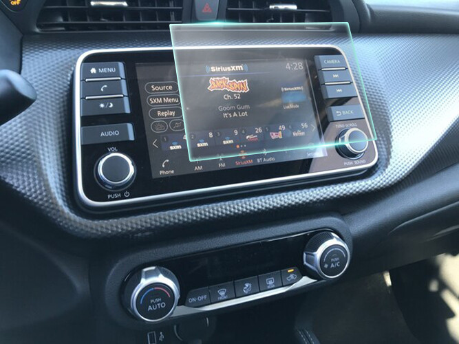 Crystal Clear Screen Protector for 2020 Nissan Kicks Vehicle Navigation