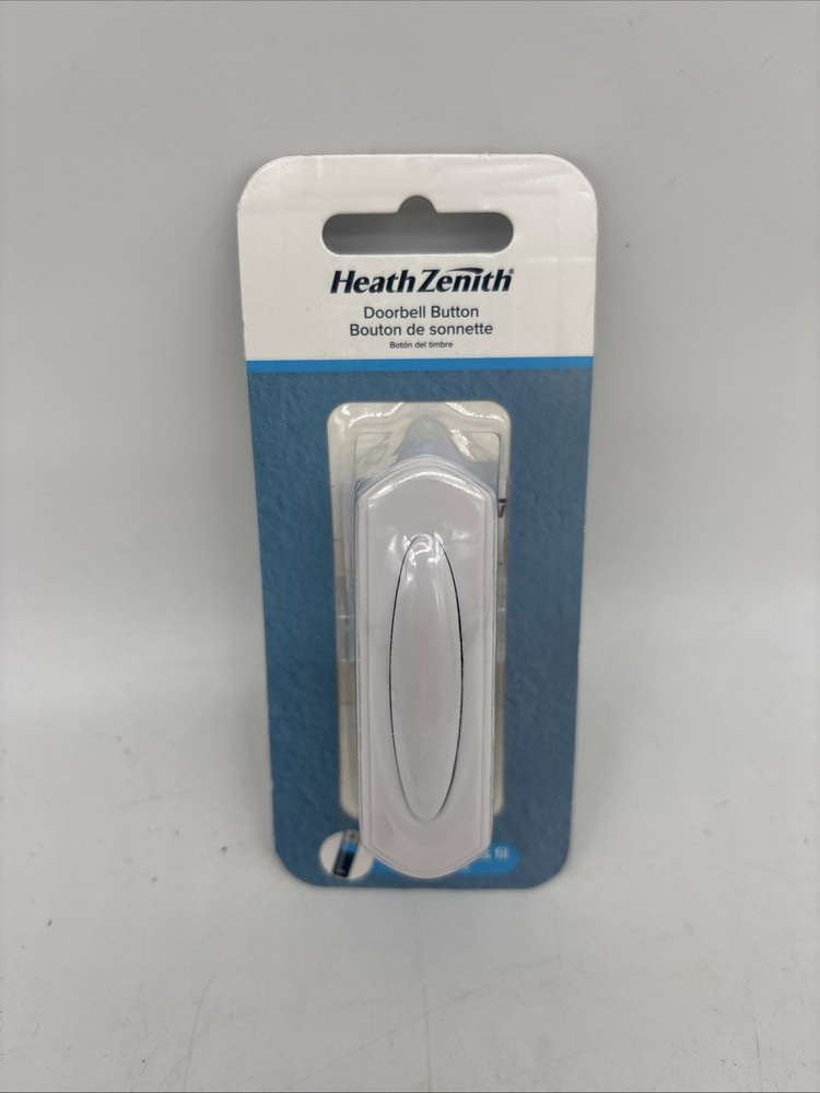 Heath Zenith SL-7797-02 Wireless Door Push Button, White