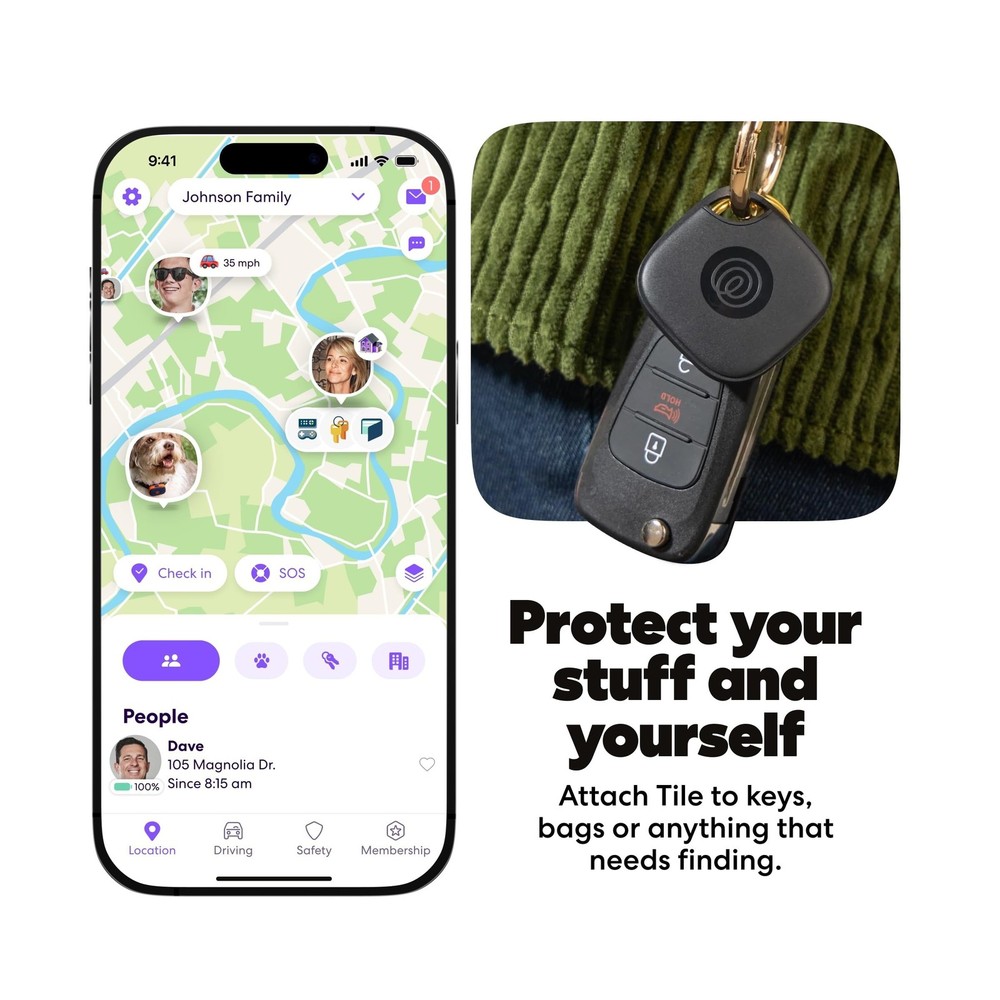 Tile Essentials - Bluetooth Trackers & Item Locators for Keys, Wallets, Remot...