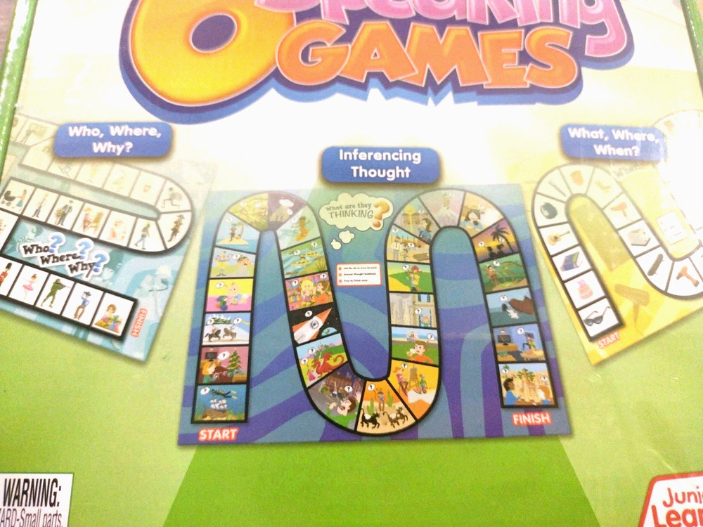 6 Comprehension Games by Junior Learning New Sealed
