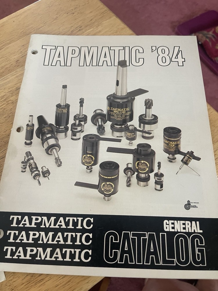 Tapmatic General Catalog '84 #840