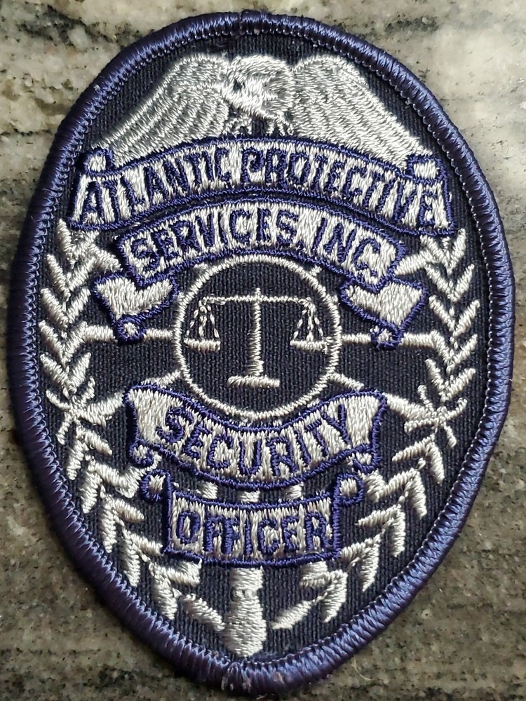 Atlantic Protective Services Inc Security Officer Patch