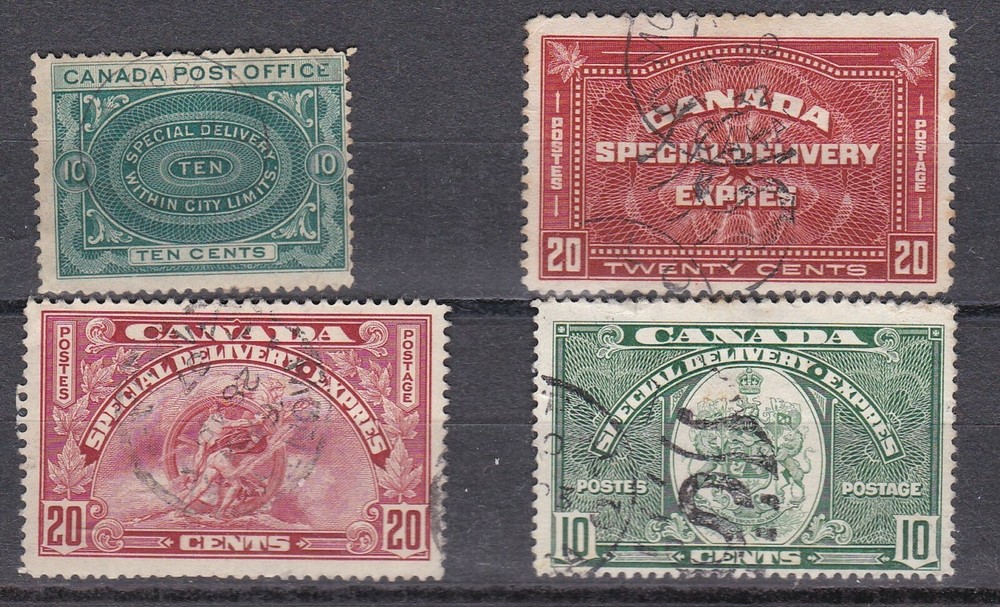 CANADA 1898 - 1939 SPECIAL DELIVERY ISSUES